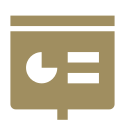 Data visualization and cleansing icon